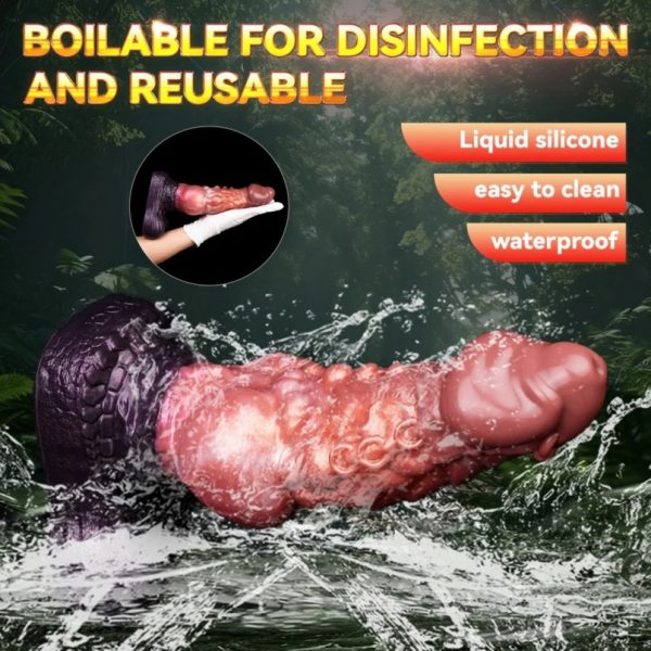 Lila Bergdrache Fantasy Dragon Dildo – Dual-Layer Silikon "Phantom Scale Helyr" für Orgasming Female – Bild 7