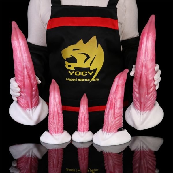 Fantasy Killerwal Monster Cock mit Saugfuß – Blutroter Silikon Dildo für Extatische Höhepunkte – Bild 6