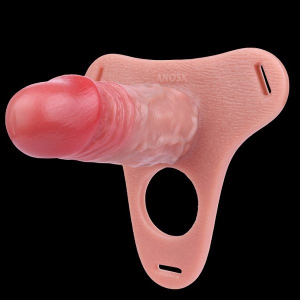 Männlicher Strapon Mikropenis Vergrößerungs Penishülle aus Silikon – Physisches Sperrringgerät zur Verbesserung der Erektion – Bild 8