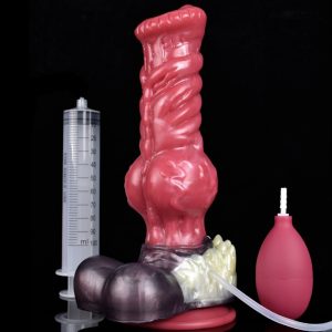 Monster Fantasy Knot Silikon Cummingdildo – Simulierter Samenerguss für vaginale und anale Orgasmen