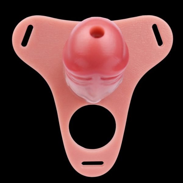 Männlicher Mikropenis Penis Sleeve mit Hodenschlaufe – Strapon Silikon Penishülle zur Penisverlängerung & Verdickung – Bild 3