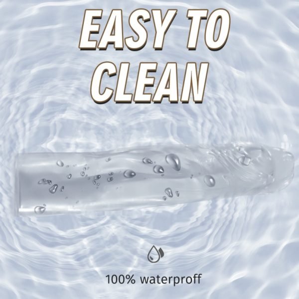 Fantasievolle transparente Silikon-Penishülle in Spiralform – 6,5 Zoll Verlängerung und Verdickung, ideal für mikropenis – Bild 5