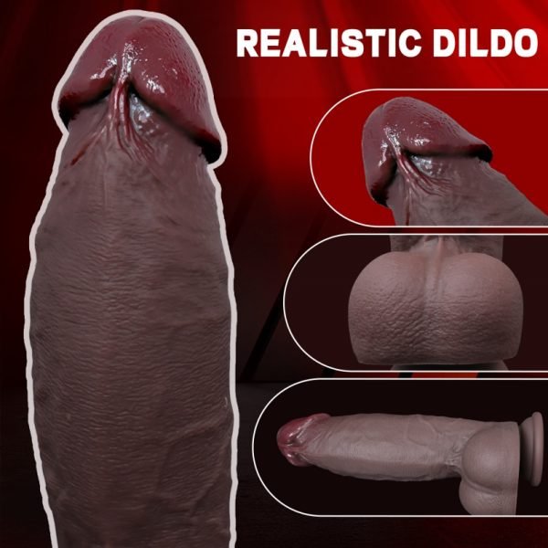 Realistischer Big Black Cock für Fisting-Fantasien – Extremer Silikon Dildo für Anale & Vaginale Expansion – Bild 3