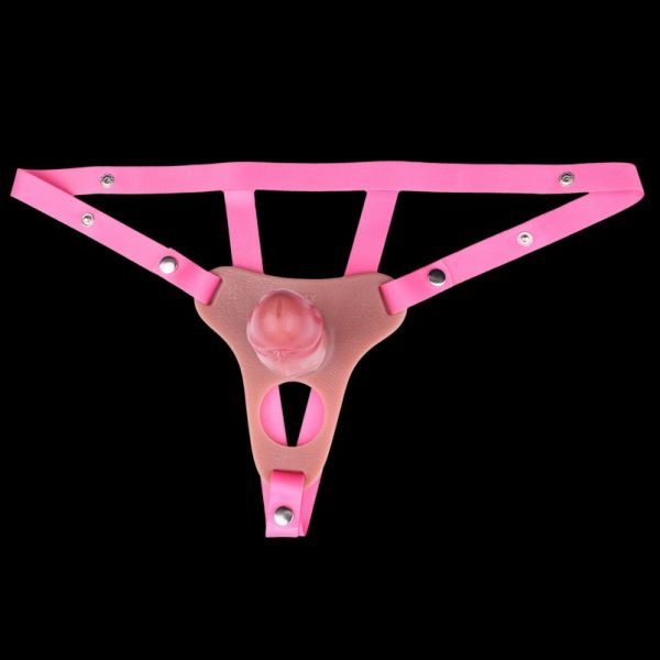 Doppelter Befestigungs-Strapon Realistische Penis Sleeve – Fleischähnlicher Silikon Extender für längere Erektion & verzögerten Samenerguss – Bild 6