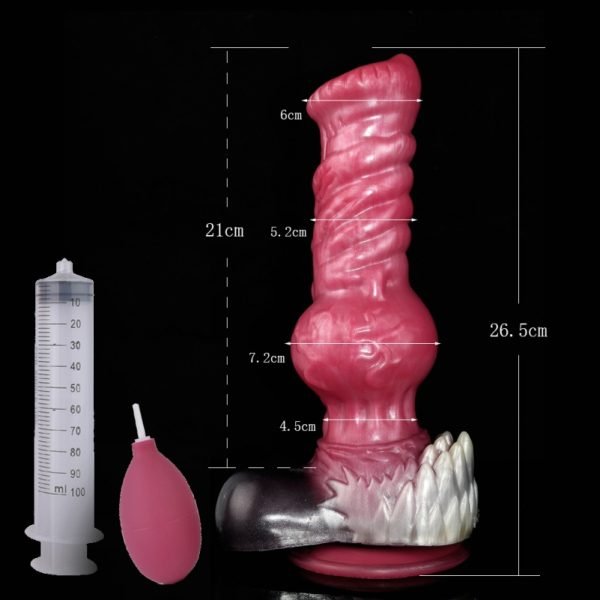Monster Fantasy Knot Silikon Cummingdildo – Simulierter Samenerguss für vaginale und anale Orgasmen – Bild 10