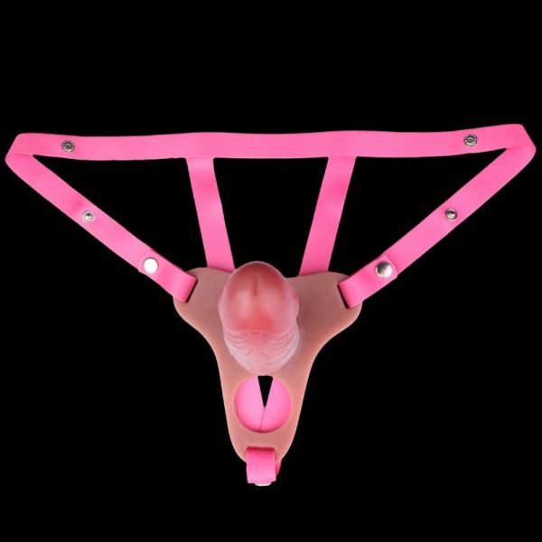 Flesh-Ton Silikon Mikropenis Vergrößerungs Cock Sleeve - Verlängerungs- und Verzögerungshülse mit Erektionsring – Bild 4