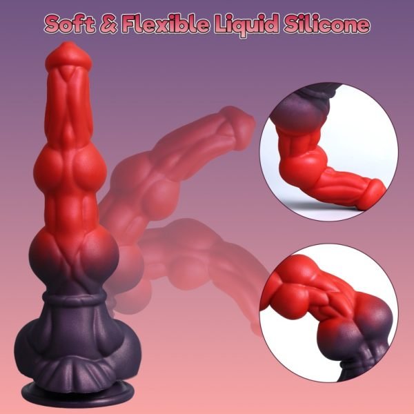 Fantasie Hunde-Knoten Monster Dildo – Doppelte Knoten-Expansion für Ultimative Vaginale & Anale Ekstase – Bild 3