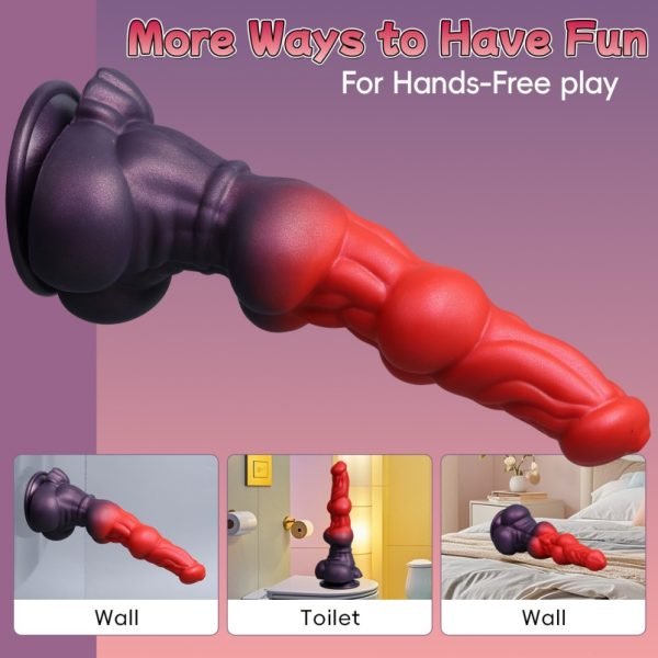 Fantasie Hunde-Knoten Monster Dildo – Doppelte Knoten-Expansion für Ultimative Vaginale & Anale Ekstase – Bild 6