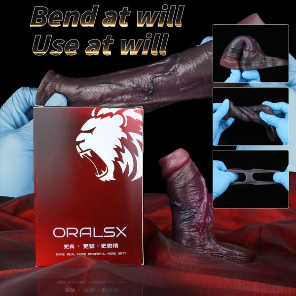 Verbesserung der Erektion Realistische Silikon-Penishülle – Vergrößerung und Kontrolle für den modernen Mann – Bild 4