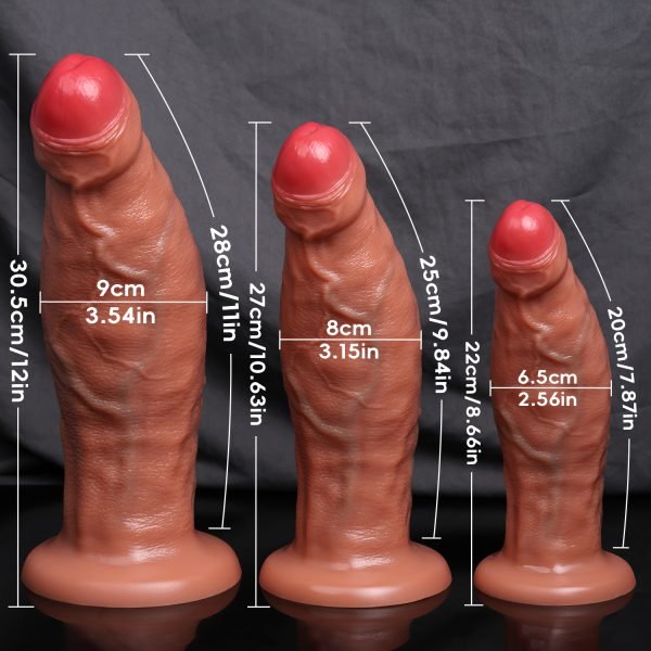 Realistischer Riesen Dildo aus Hautähnlichem Silikon – Der Monster Cock für Maximale Dehnung & Stimulation – Bild 7
