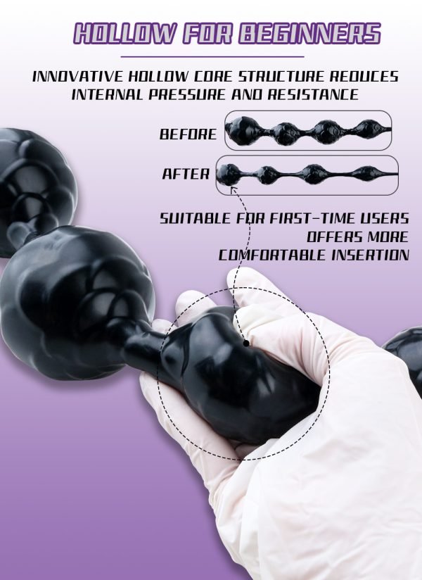 Progressive Silikon Anal Beads & Butt Plug – 6-stufige Analkette für Yoni Massage & Deep Play – Bild 6