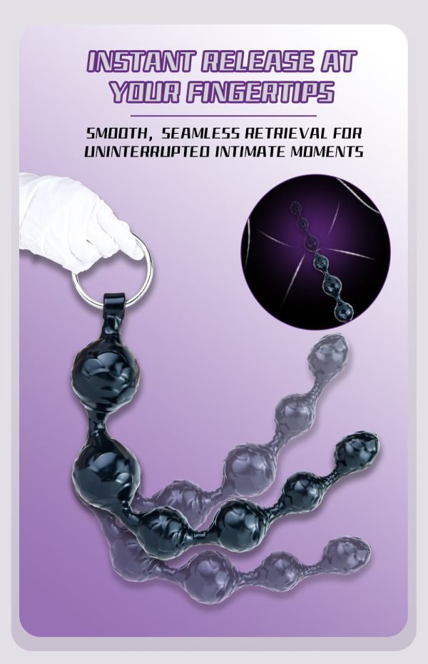 Progressive Silikon Anal Beads & Butt Plug – 6-stufige Analkette für Yoni Massage & Deep Play – Bild 7