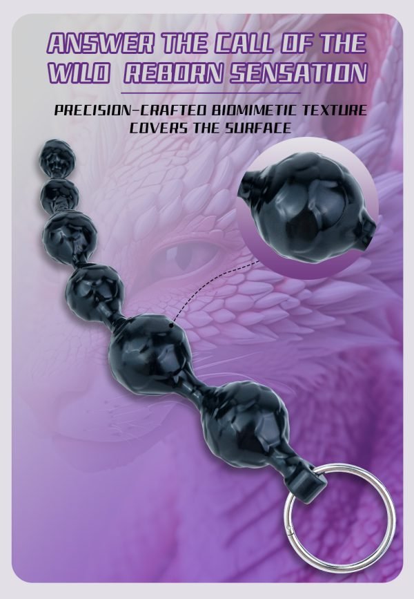 Progressive Silikon Anal Beads & Butt Plug – 6-stufige Analkette für Yoni Massage & Deep Play – Bild 8