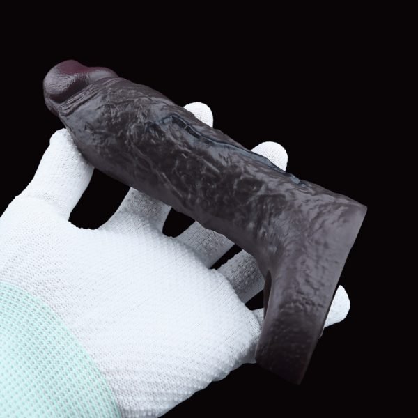 Realistische Silikon Penis Sleeve gegen Erektionsstörungen – Verzögerung & Verlängerung Sexspielzeug für Männer – Bild 4