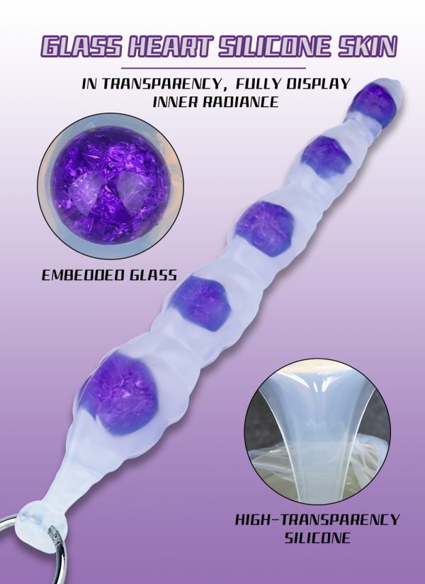 Fantasy Oktopus Tentakel Anal Dildo – Silikon Anal Beads Kette mit 6 Kugeln & Monster Cock Textur für Progressives Dehnen – Bild 10