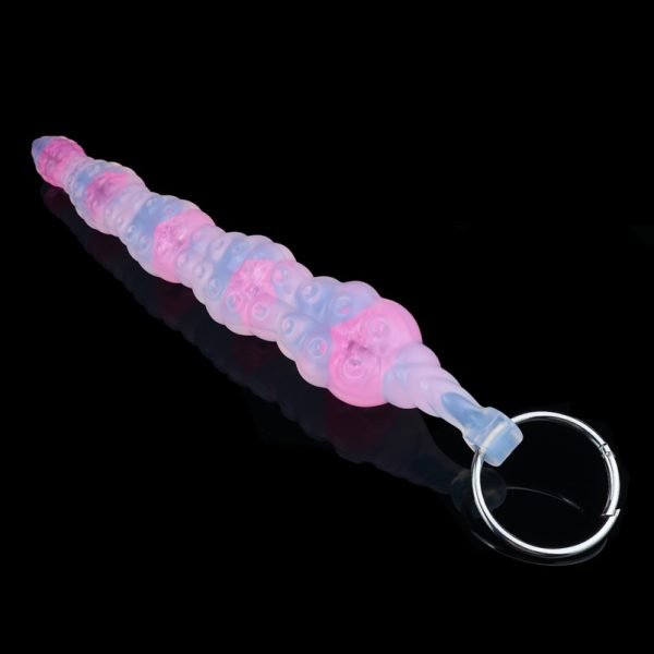 Fantasy Oktopus Tentakel Anal Dildo – Silikon Anal Beads Kette mit 6 Kugeln & Monster Cock Textur für Progressives Dehnen – Bild 5