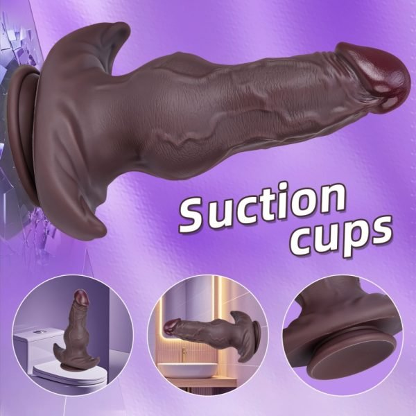 Fantasy Knot Dildo mit T-Base & Saugfuß – Realistischer Monster Cock für G-Punkt Expansion & Wearable Sex – Bild 5