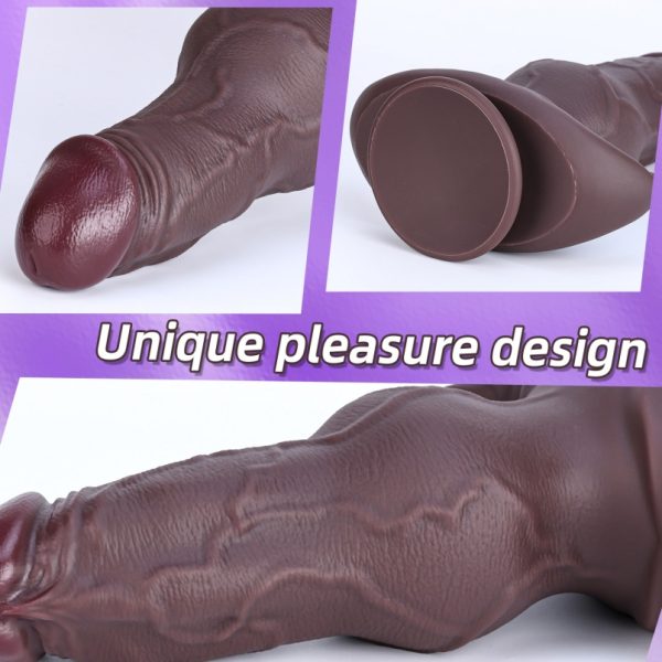 Fantasy Knot Dildo mit T-Base & Saugfuß – Realistischer Monster Cock für G-Punkt Expansion & Wearable Sex – Bild 6