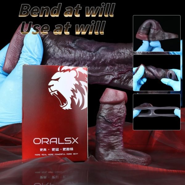 Penis Sleeve aus Silikon für Männer mit Mikropenis - Mit Testikel-Restraint und Ejaculationsverzögerungsring für Längere Sexualerlebnisse – Bild 6