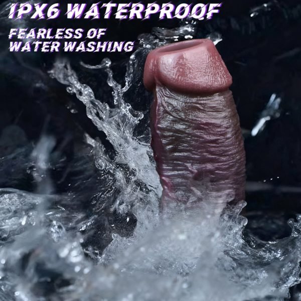 Penis Sleeve aus Silikon für Männer mit Mikropenis - Mit Testikel-Restraint und Ejaculationsverzögerungsring für Längere Sexualerlebnisse – Bild 7