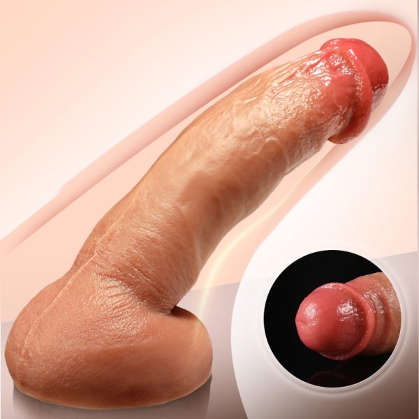 Realistischer Silikon Dildo mit Saugnapf – Hautnahe G-Punkt Stimulation & Flexibles Design