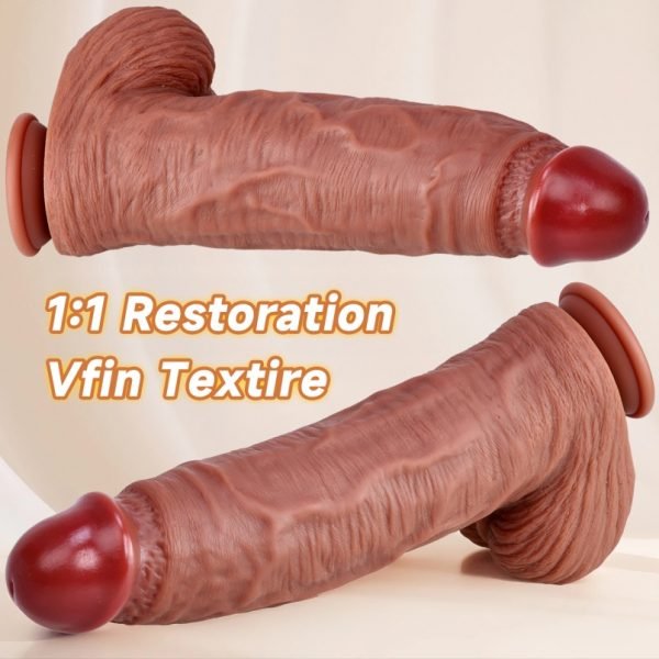 Realistischer Großer Penis aus Weichem Silikon – G-Punkt Expansion & Anal Dildo mit Saugnapf für Maximales Fülle-Gefühl