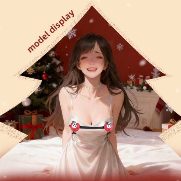 Fesselnde Weihnachtsfreude: Das Apfel-Nippel-Set mit prickelnden Nieten – Bild 11