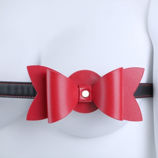 Exquisites Weihnachts-BDSM-Ensemble - Verstellbare Nippelklemmen mit Roten Schleifen und Silbernen Dornen – Bild 3