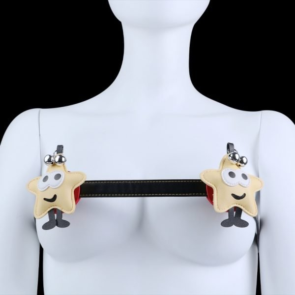 Weihnachtsstern BDSM-Set - Nipple Clamps und Bondage – Nipple Stimulation für intime Feiertage – Bild 4