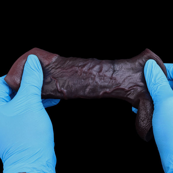 Simulierte Silikon-Penishülle "Black Duke" – Verlängerung und Intensivierung der Erektion – Bild 2