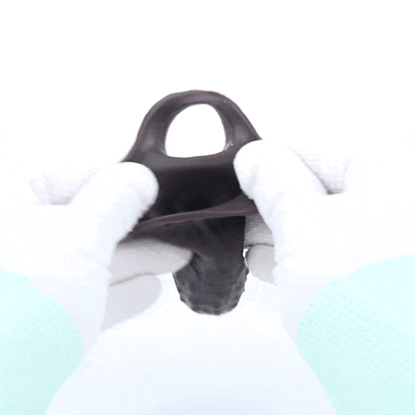 Realistische Silikon Penishülle für Girth-Enhancement & Mikropenis – Semi-Open Design mit Spermaring-Funktion – Bild 4